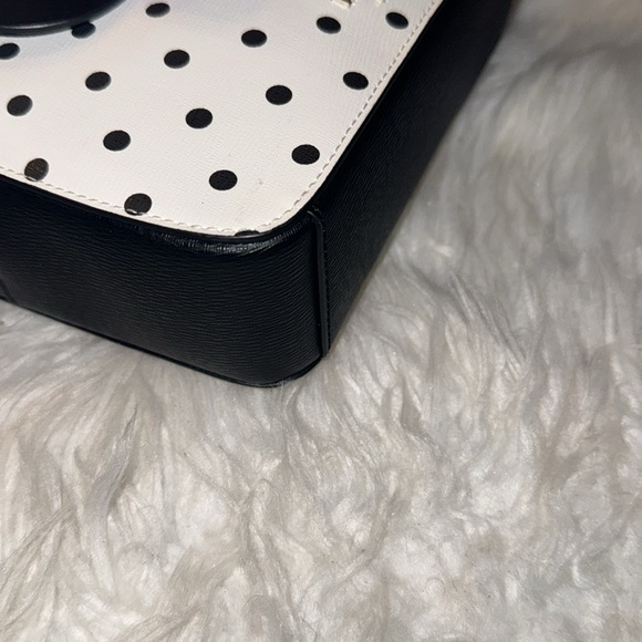 Kate Spade Disney x Minnie Mouse Camera Bag Crossbody Purse Bow Polka Dots EUC - Picture 11 of 12